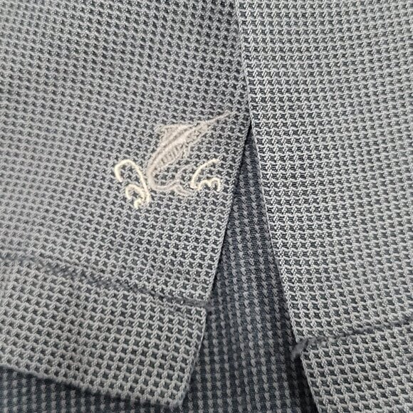 Tommy Bahama Grey Silk Cotton Button Up Short Sleeve Collared Pocket Shirt 3XL - Picture 9 of 12